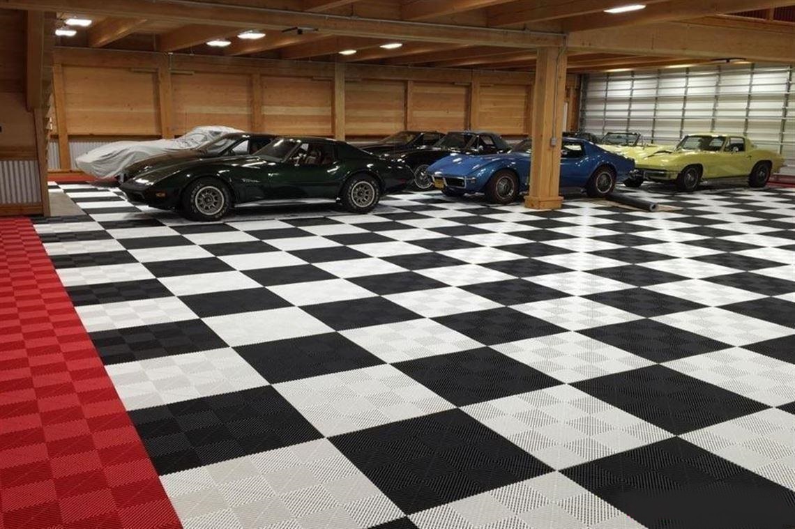 Swiss Estilo Acanalado Pistas Perfil Estándar Garaje Suelo Azulejos